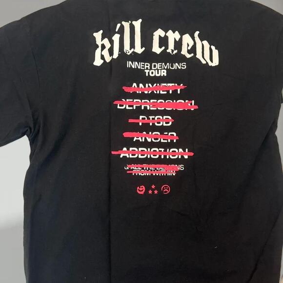 Kill crew black and red shirt - Picture 2 of 3